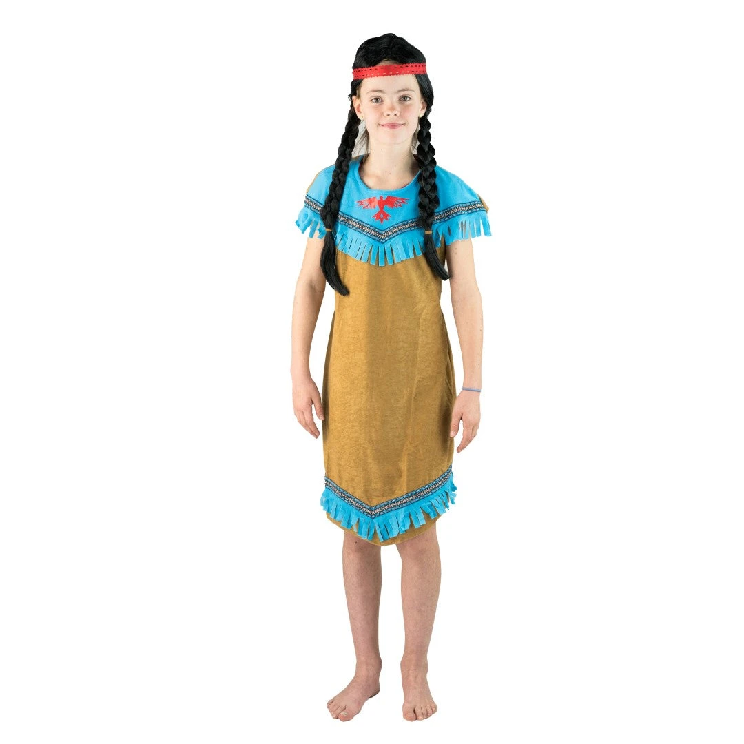 Kids Blue Native American Costume 3 Kids Blue Native American Costume