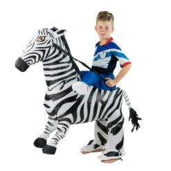 Kids Inflatable Zebra Costume -BodySocks DSC00728
