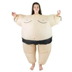 Kids Inflatable Sumo Wrestler Costume -BodySocks DSC00762