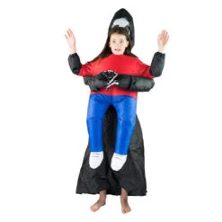 Kids Inflatable Lift You Up Grim Reaper Costume -BodySocks DSC00797