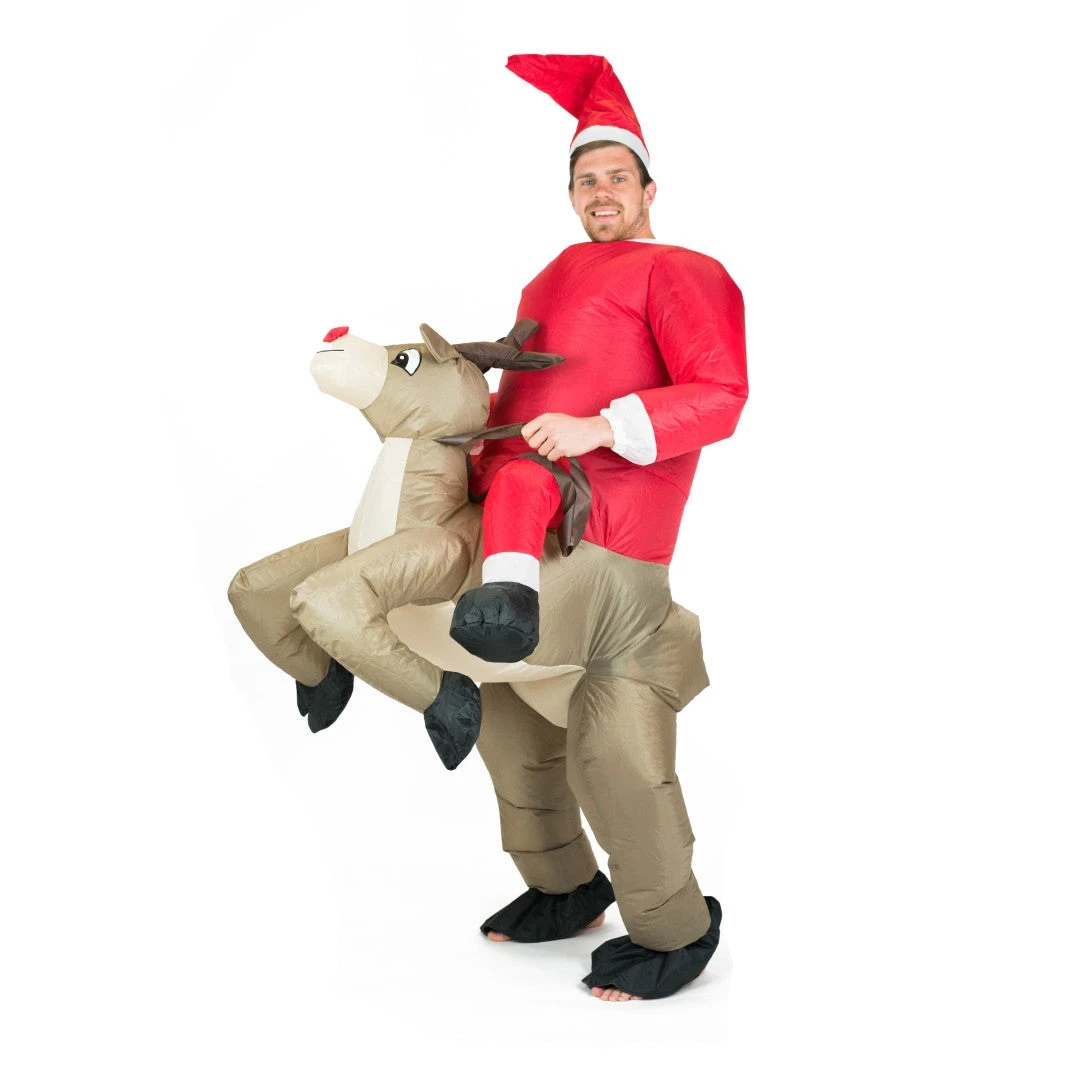 Inflatable Reindeer Costume 3 Inflatable Reindeer Costume