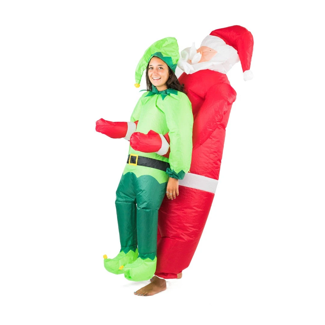 Inflatable Santa & Elf Costume 5 Inflatable Santa & Elf Costume - Image 3