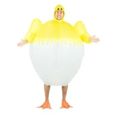 Kids Inflatable Chick Costume -BodySocks fancy dress inflatable chick costume 4 1