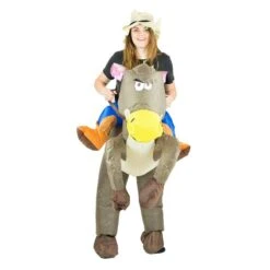 Inflatable Cowboy Costume -BodySocks fancy dress inflatable cowboy costume 5