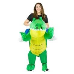 Inflatable Crocodile Costume -BodySocks fancy dress inflatable crocodile costume 5