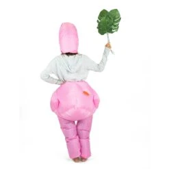 Inflatable Flamingo Costume -BodySocks fancy dress inflatable flamingo costume 3