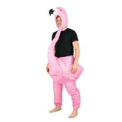 Inflatable Flamingo Costume -BodySocks fancy dress inflatable flamingo costume 4