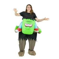 Inflatable Lift You Up Frankenstein Costume -BodySocks fancy dress inflatable frankenstein costume 4