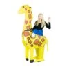 Inflatable Giraffe Costume 2 Inflatable Giraffe Costume -BodySocks fancy dress inflatable giraffe costume 1