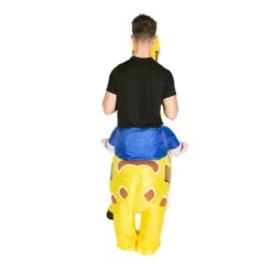 Inflatable Giraffe Costume -BodySocks fancy dress inflatable giraffe costume 5