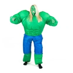 Inflatable Hulk Costume -BodySocks fancy dress inflatable hulk costume 4