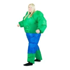 Inflatable Hulk Costume -BodySocks fancy dress inflatable hulk costume 5