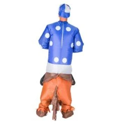 Inflatable Jockey Costume -BodySocks fancy dress inflatable jockey costume 3