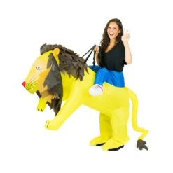 Inflatable Lion Costume -BodySocks fancy dress inflatable lion costume 4