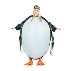 Inflatable Penguin Costume -BodySocks fancy dress inflatable penguin costume 4
