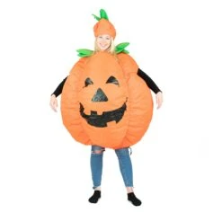 Inflatable Pumpkin Costume -BodySocks fancy dress inflatable pumpkin costume 4