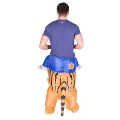 Inflatable Tiger Costume -BodySocks fancy dress inflatable tiger costume 3