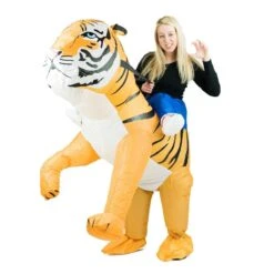 Inflatable Tiger Costume -BodySocks fancy dress inflatable tiger costume 6