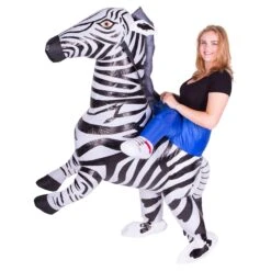 Inflatable Zebra Costume