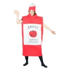 Ketchup Costume -BodySocks fancy dress ketchup costume 4