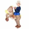 Kids Inflatable Cowboy Costume -BodySocks fancy dress kids inflatable cowboy costume 1