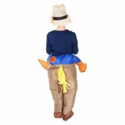 Kids Inflatable Cowboy Costume -BodySocks fancy dress kids inflatable cowboy costume 3