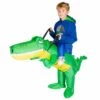 Kids Inflatable Crocodile Costume -BodySocks fancy dress kids inflatable crocodile costume 1