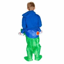 Kids Inflatable Crocodile Costume -BodySocks fancy dress kids inflatable crocodile costume 3