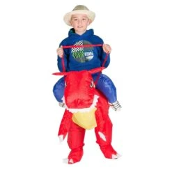 Kids Inflatable Dragon Costume -BodySocks fancy dress kids inflatable dragon costume 2