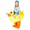 Kids Inflatable Duck Costume 1 Kids Inflatable Duck Costume -BodySocks fancy dress kids inflatable duck costume 1