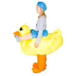 Kids Inflatable Duck Costume -BodySocks fancy dress kids inflatable duck costume 3