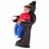 Kids Inflatable Lift You Up Grim Reaper Costume -BodySocks fancy dress kids inflatable grim reaper costume 1