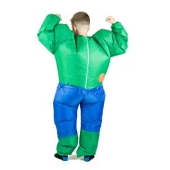 Kids Inflatable Hulk Costume -BodySocks fancy dress kids inflatable hulk costume 3