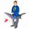 Kids Inflatable Shark Costume 1 Kids Inflatable Shark Costume -BodySocks fancy dress kids inflatable shark costume 1