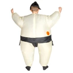 Kids Inflatable Sumo Wrestler Costume -BodySocks fancy dress kids inflatable sumo wrestler costume 3