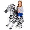 Kids Inflatable Zebra Costume 2 Kids Inflatable Zebra Costume -BodySocks fancy dress kids inflatable zebra costume 1