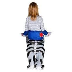 Kids Inflatable Zebra Costume -BodySocks fancy dress kids inflatable zebra costume 3