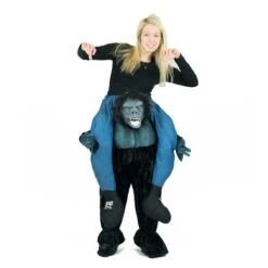 Piggyback Gorilla Costume -BodySocks fancy dress piggyback gorilla costume 4