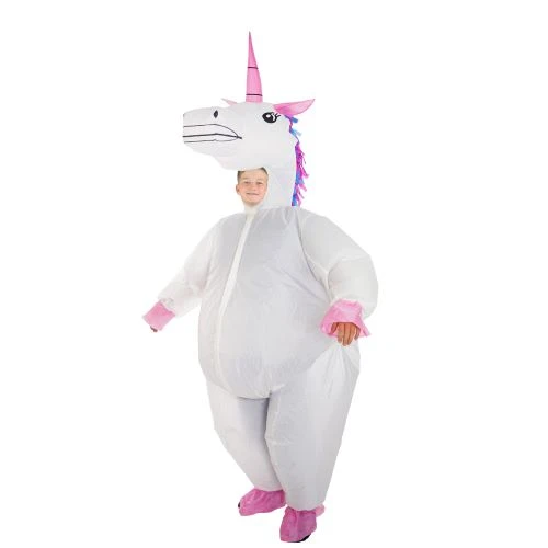 Kids Deluxe Inflatable Full Body Unicorn Costume 4 Kids Deluxe Inflatable Full Body Unicorn Costume - Image 2